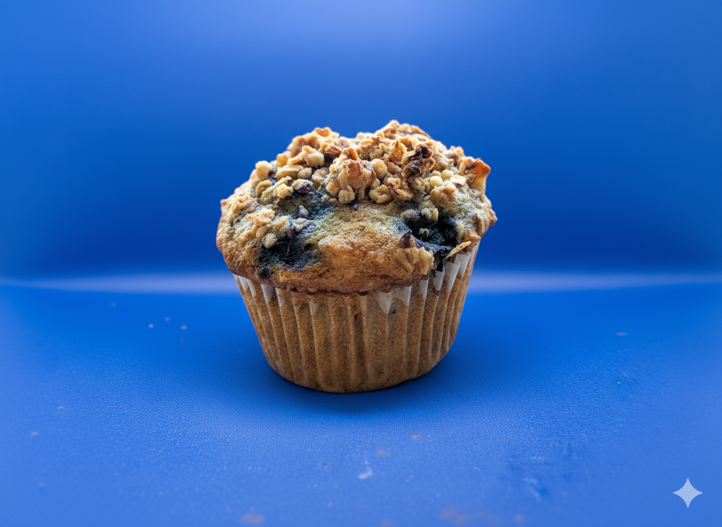 Protein Packed Blueberry Muffin